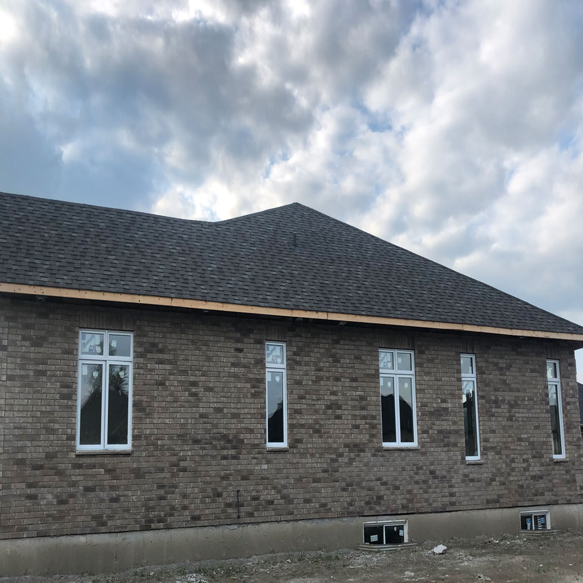 Vinyl Shingle Roof on a New Home Construction
